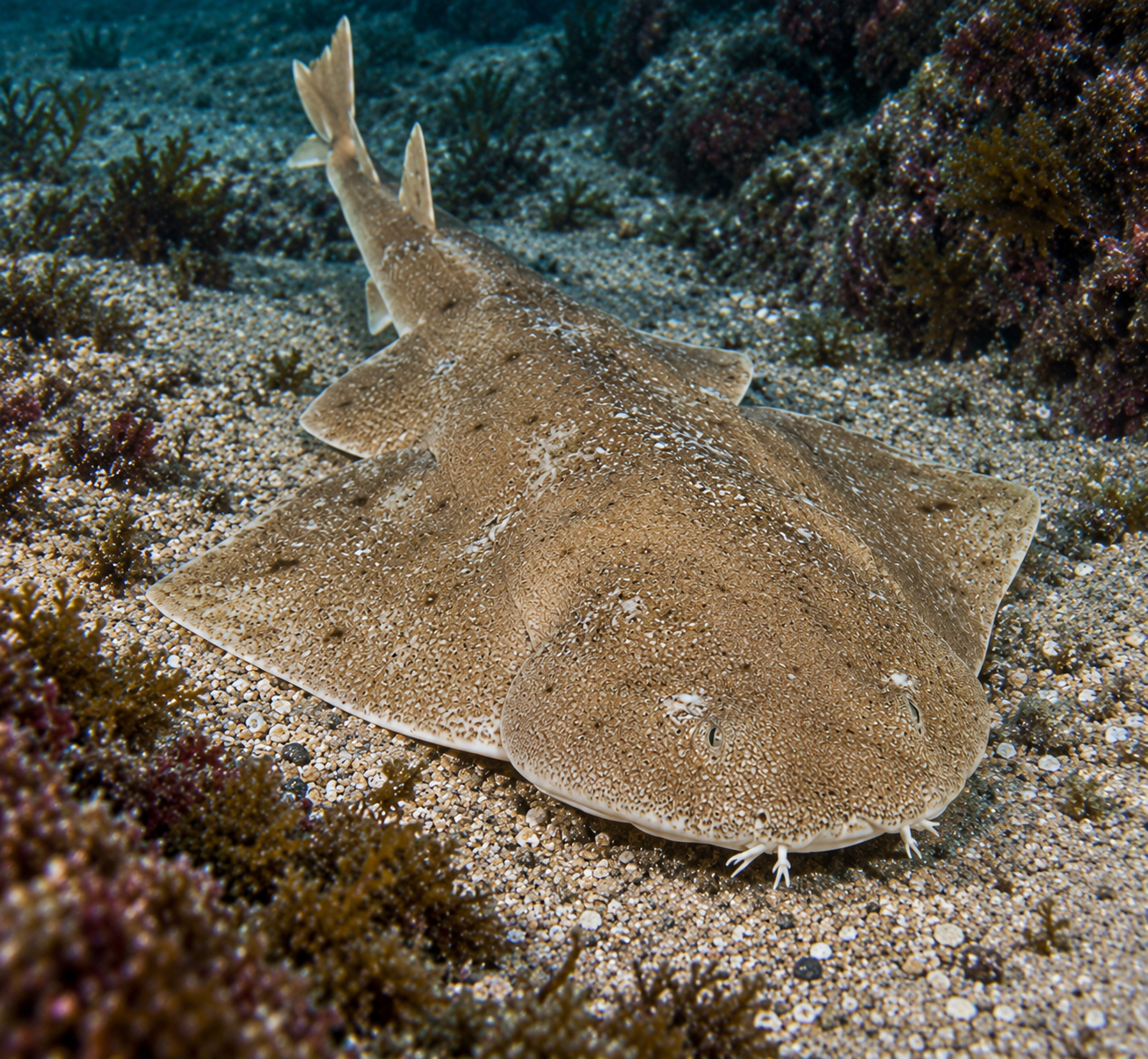 Pesca de Pez Ángel (Squatina guggenheim)?