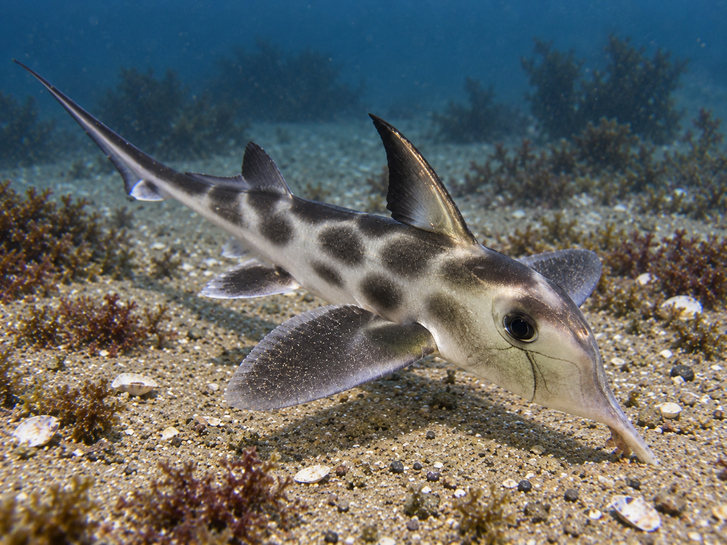 Pesca de Pez Gallo (Callorhinchus callorynchus)?