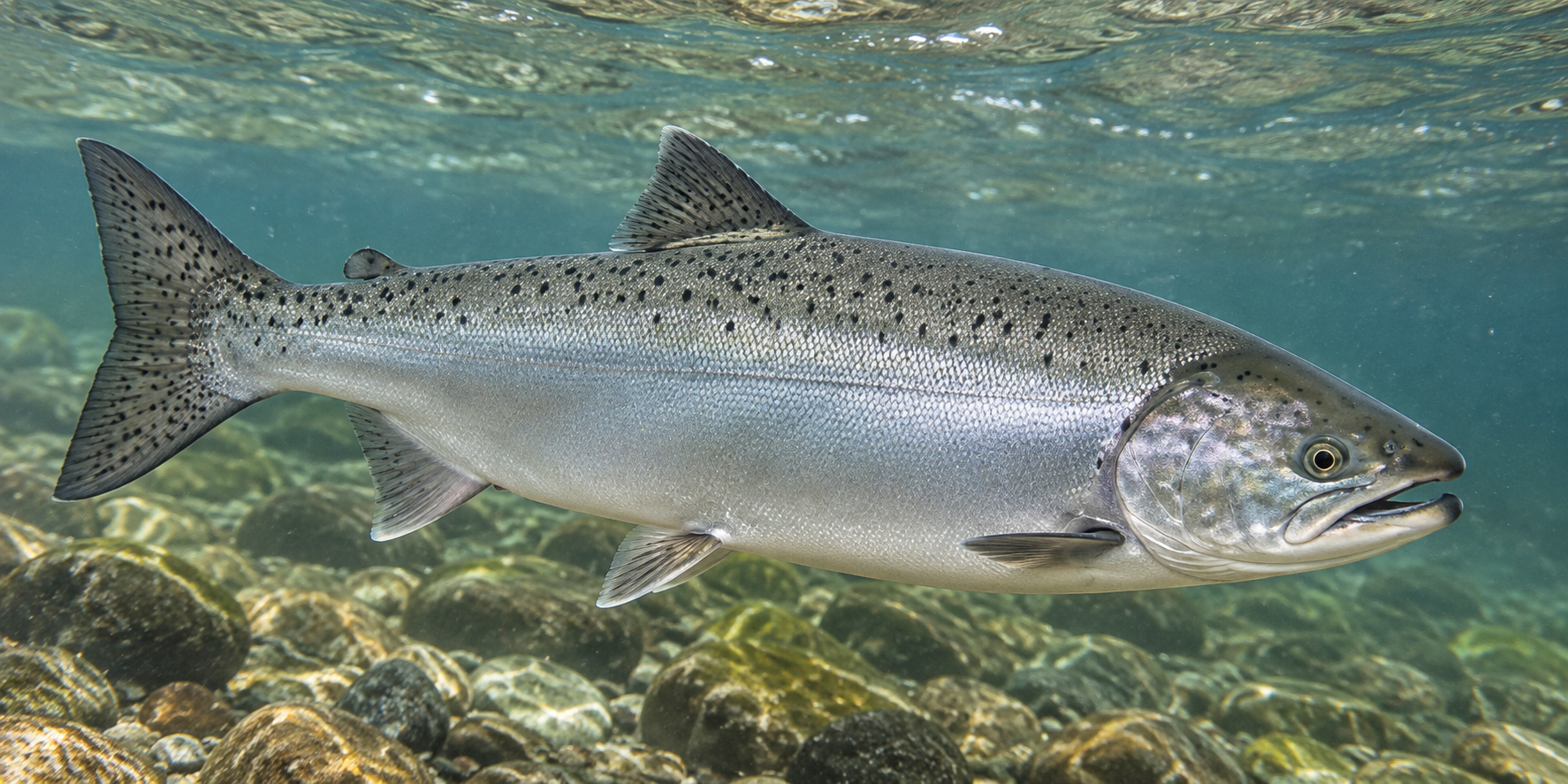 Pesca de Salmão do Pacífico (Oncorhynchus kisutch)?